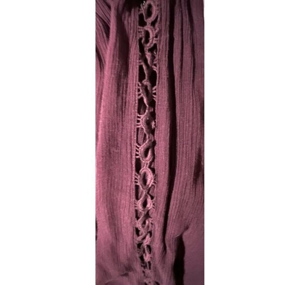 Open neck/Elastic Neckline Hang Blouse - Picture 2 of 5